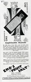 Salts: Magazine Advertisement for Eno's Fruit Salt