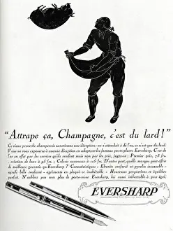 Pens: Magazine Advertisement for Eversharp pens and pencils