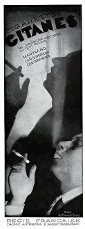 Gitanes: Magazine Advertisement for Gitanes cigarettes