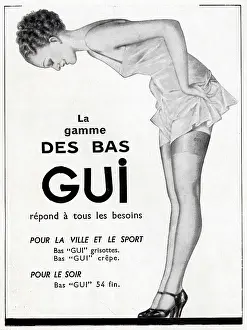 Advertorial: Magazine Advertisement for Gui stockings