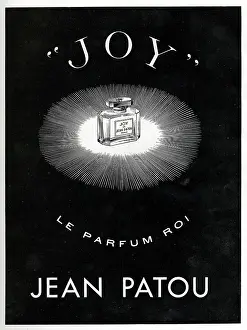 Scent: Magazine Advertisement for Jean Patou perfume