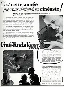 Cinematography: Magazine Advertisement for Kodak cine camera