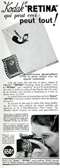Kodak: Magazine Advertisement for Kodak Retina camera
