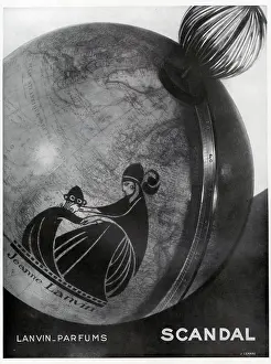 Scandal: Magazine Advertisement for Lanvin perfume Scandal