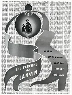 Scandal: Magazine Advertisement for Lanvin perfumes