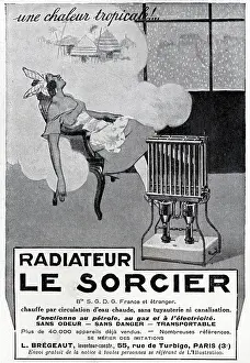 Circulation: Magazine Advertisement for Le Sorcier radiator