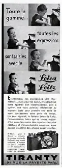 Advertorial: Magazine Advertisement for Leica cameras
