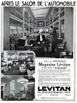 Décor: Magazine Advertisement for Levitan interior design