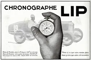 Precise: Magazine Advertisement for LIP stopwatches