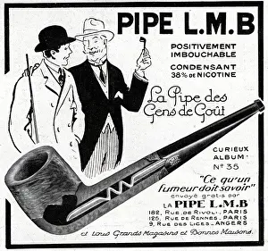 Magazine Advertisement for the LMB pipe