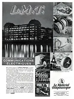Materiel: Magazine Advertisement for LMT communications