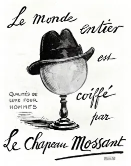 Homberg: Magazine Advertisement for Mossant hats