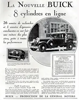 Buick: Magazine Advertisement for the new Buick car