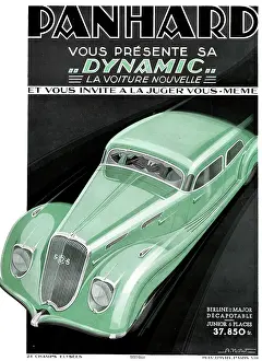 Panhard: Magazine Advertisement for Panhard cars
