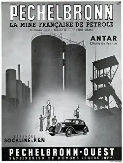 Antar: Magazine Advertisement for Pechelbronn petrol
