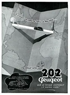 Advertorial: Magazine Advertisement for Peugeot 202