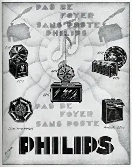 Essential: Magazine Advertisement for Philips radios