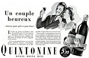 Tonic: Magazine Advertisement for Quintonine aperitif