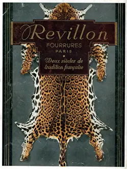 Furs: Magazine Advertisement for Revillon furs