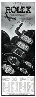 Precise: Magazine Advertisement for Rolex watches