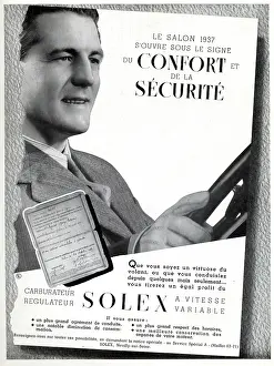 Starter: Magazine Advertisement for Solex carburettors