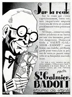 Option: Magazine Advertisement for St Galmier-Badoit water