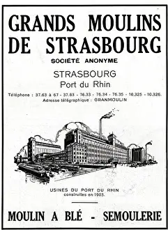 Grands: Magazine Advertisement for Strasbourg mills