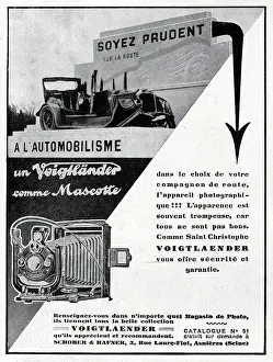 Voigtlander: Magazine Advertisement for Voigtlander camera