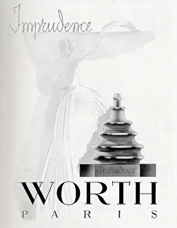 Scent: Magazine Advertisement for Worth perfume