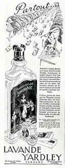 Yardley: Magazine Advertisement for Yardley lavender perfume