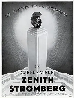 Zenith: Magazine Advertisement for Zenith Stromberg carburettor