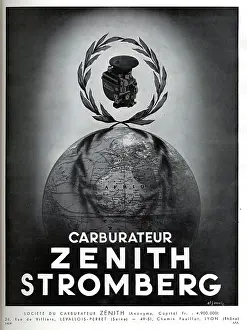 Zenith: Magazine Advertisement for Zenith Stromberg carburettor