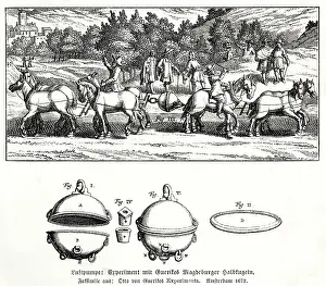 Magdeburg Hemispheres Demonstrate Atmospheric Pressure