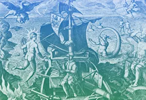 Circumnavigation: Magellan Setting Out to Sea, 1519
