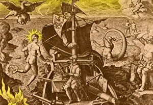 Circumnavigation: Magellan Setting Out to Sea, 1519