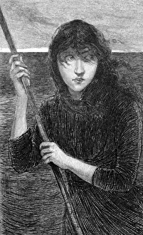Floss: Maggie Tulliver in a boat