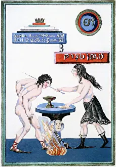 Divination: The Magic Mirror revealing its secrets; from 18th