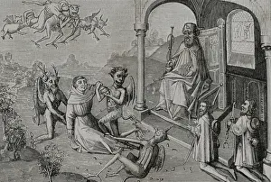 Lepoque: The Magician Hermogenes orders the devils, in