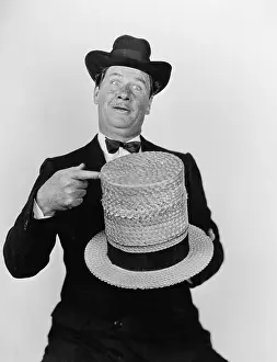Illusions: Magician performing a magic trick