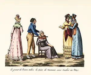 Hachette: Magician using a baton to remove a coin from a