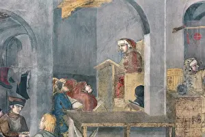 Lorenzetti: Magistrate, Allegory of Good Government in the