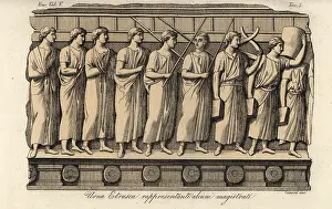 Sepolcro: Magistrates from an ancient Etruscan urn