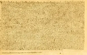 Liberties: Magna Carta, 1215