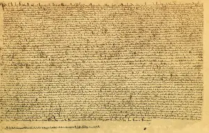 Liberties: Magna Carta, 1215