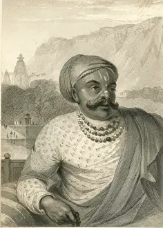 Daniell: Mahadji Scindia, Maratha ruler, Gwalior, Central India