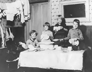 Cups: The Mahaney quadruplets, 1931