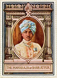 Ruling: Maharaja of Bharatpur / Stamp