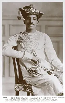 Indore: Maharajah Holkar of Indore, India