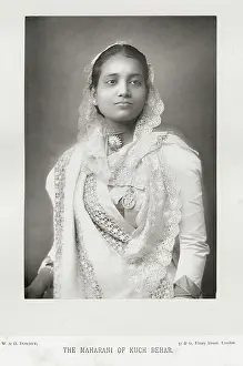 Behar: Maharani of Kuch Behar, Cooch Behar, Koch Bihar, India