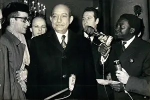 Mahmoud: Mahmoud Riad of Egypt on visit to Paris